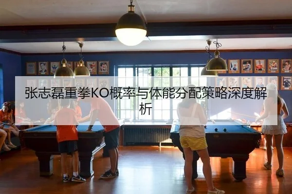 张志磊重拳KO概率与体能分配策略深度解析